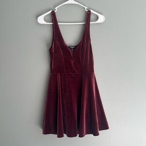 Velvet Romper Dress